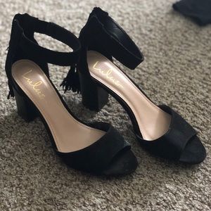 Black lulu heels